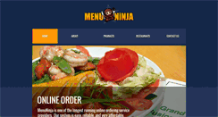Desktop Screenshot of menuninja.com