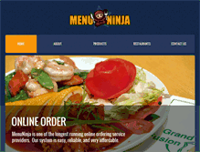 Tablet Screenshot of menuninja.com